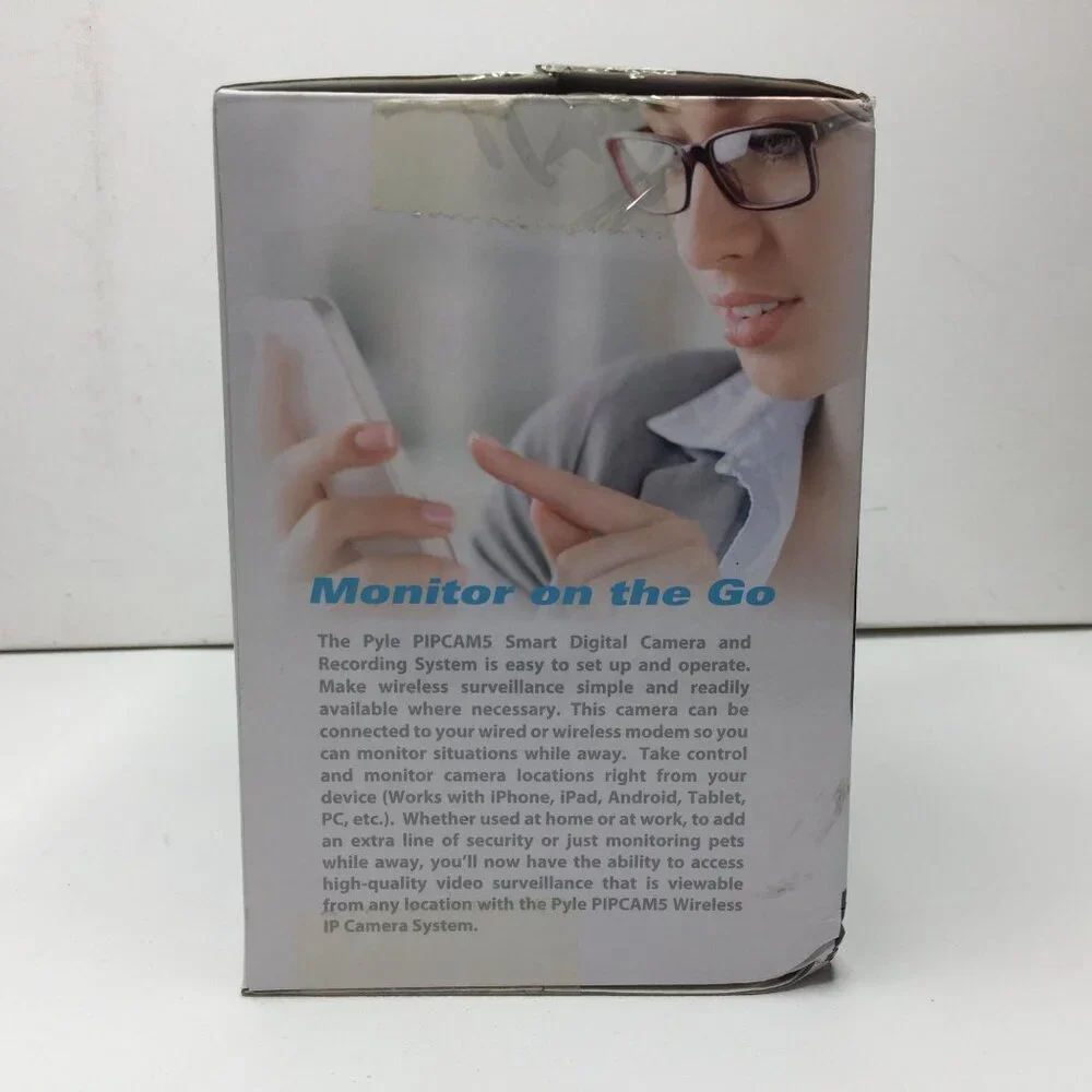 Pyle Wireless Home Security IP Camera WiFi Remote H.264 MJPEG Video Monitor